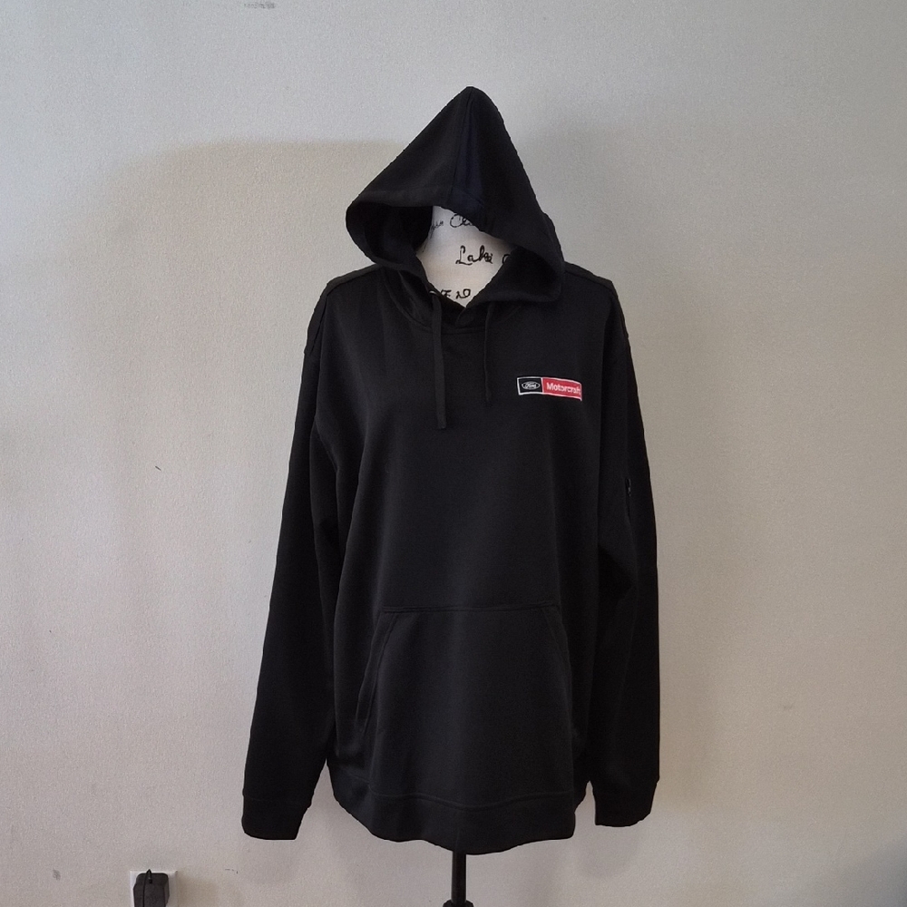 Ford Black Hoodie with Red Accent